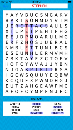 Giant Bible Word Search screenshot 2