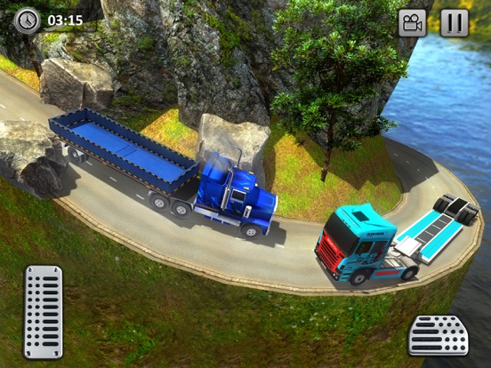 Gold Transporter Truck Drive iPad screenshot