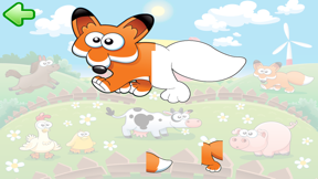 Animal sounds puzzle for kids screenshot