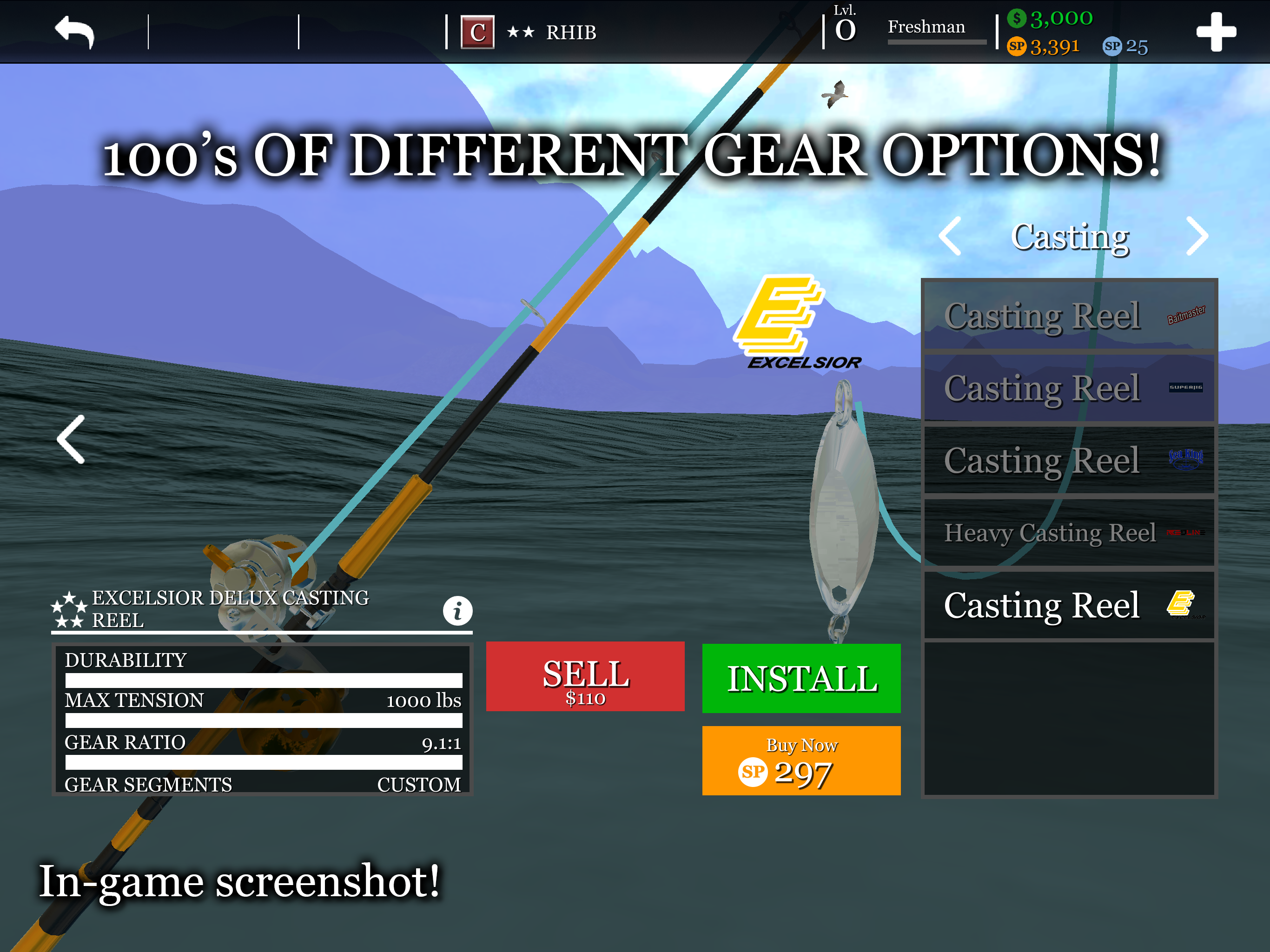 uCaptain Fishing Boat Game screenshot 19