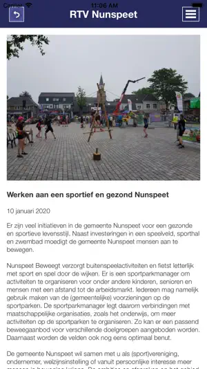 RTV Nunspeet screenshot 2