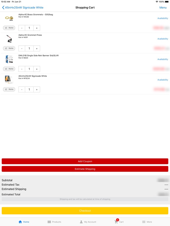 Wensco NOW iPad screenshot 4 - Shopping app