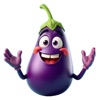 Boom Eggplant Stickers icon