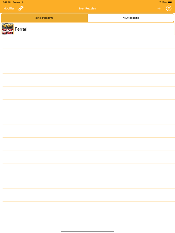 Screenshot #4 pour Mes propres puzzles