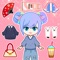 Doll Dress Up creates a very serene and beautiful environment for you to design your dolls