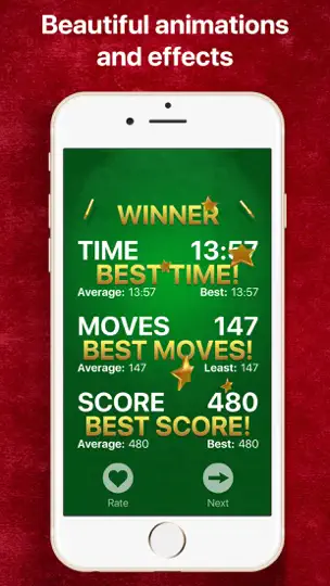 Скриншот Super Solitaire на iPhone 5