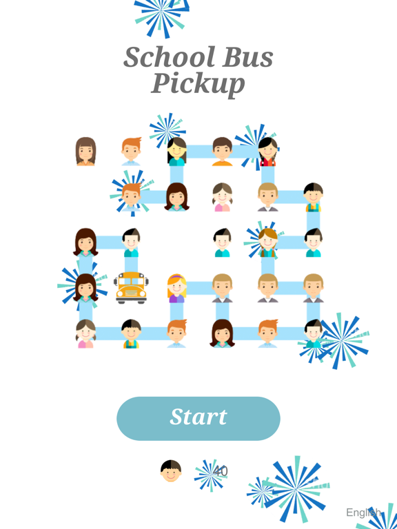 School Bus Pickup Puzzle iPad screenshot