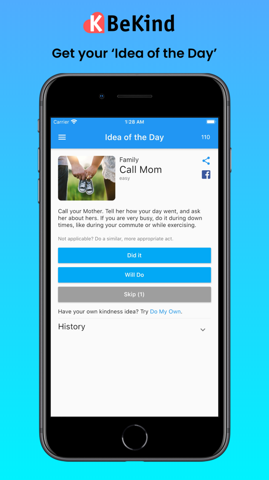 #3. BeKind: Acts of Kindness Ideas (iOS) Με: Michael Ryan Paclibar