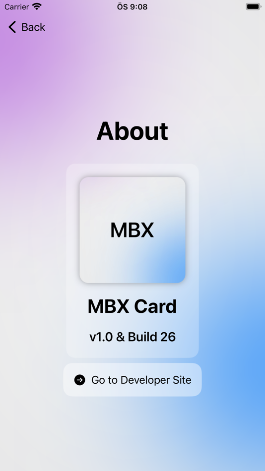 #4. MBX Card (iOS) 由: Sarp Unsal