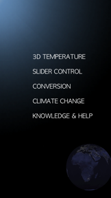 3D Global Temperature Map screenshot