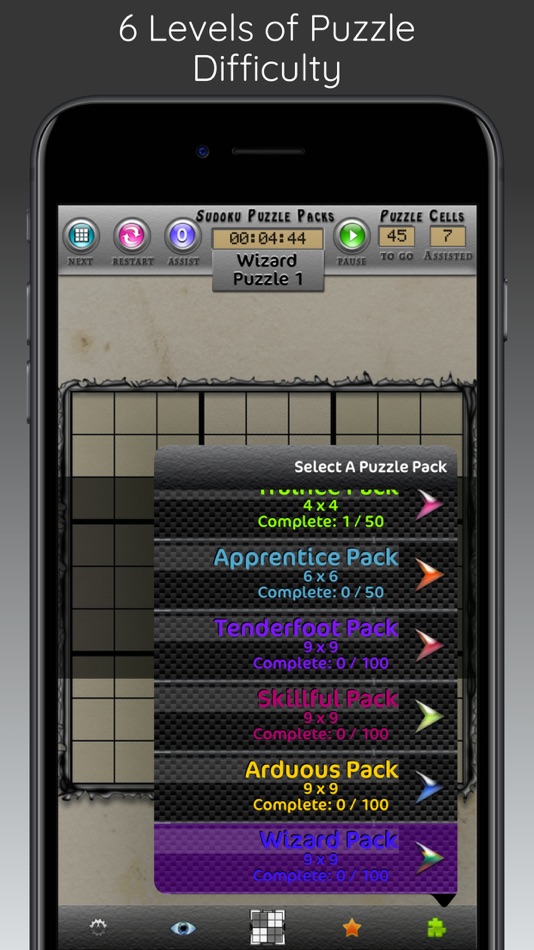 #3. Sudoku Puzzle Packs (iOS) Av: Thumb Wizards