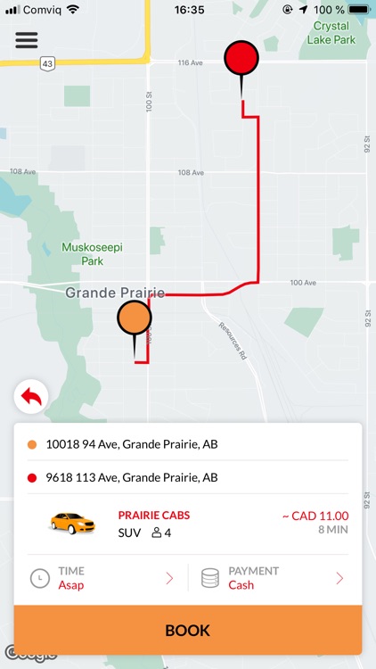 GP Taxi App
