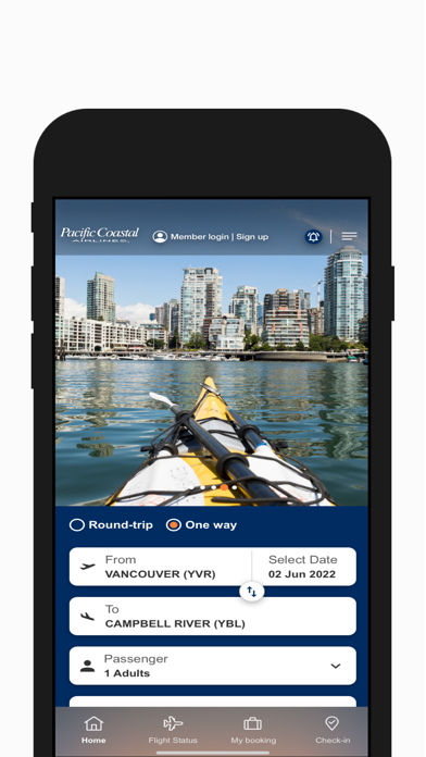 Pacific Coastal Airlines Screenshot