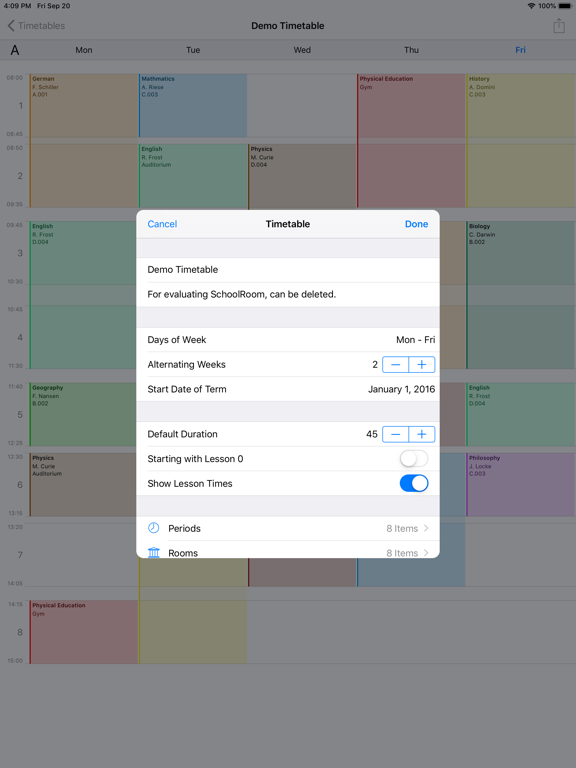 Screenshot #5 pour SchoolRoom