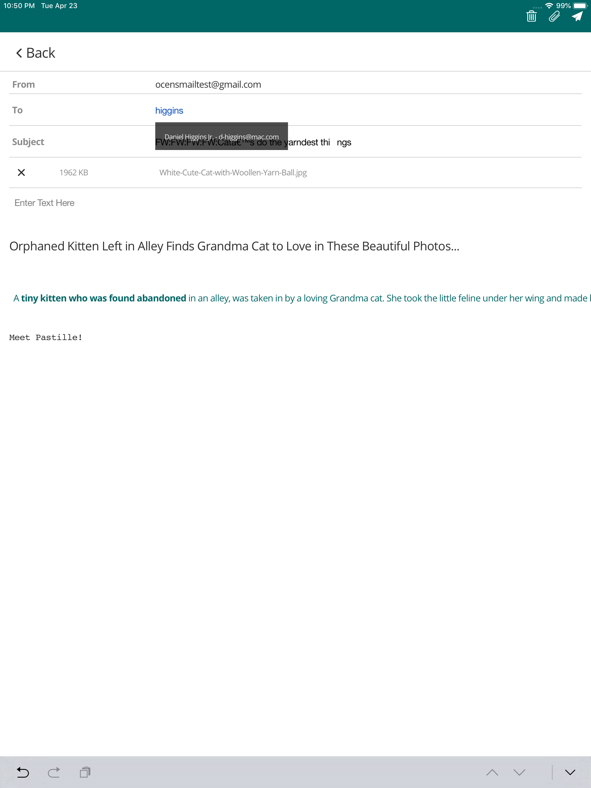 OCENS OneMail