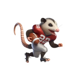 Football Opossum Stickers