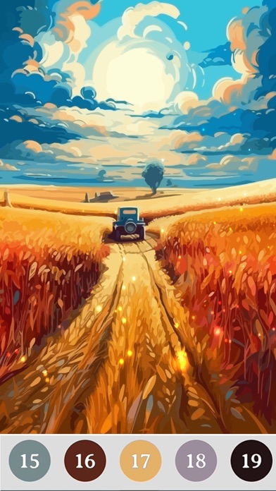 Oil Color: Paint By Number Screenshot