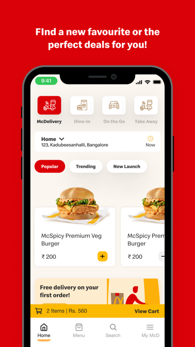 McDelivery India west & southのおすすめ画像4