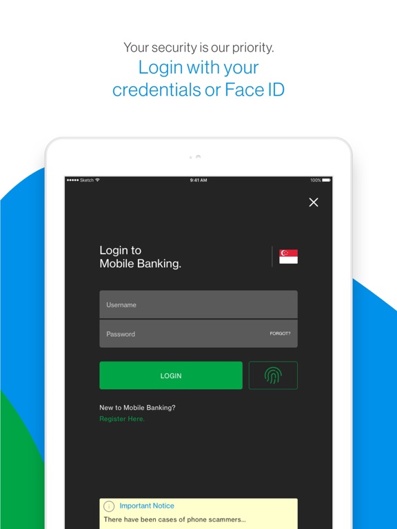 SC Mobile Banking (UAE) iPad screenshot 4 - Finance app