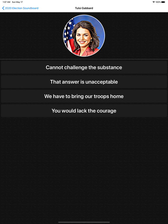 Election Soundboard iPad screenshot 8 - Entertainment app