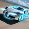 Supercar thrilling game with animation