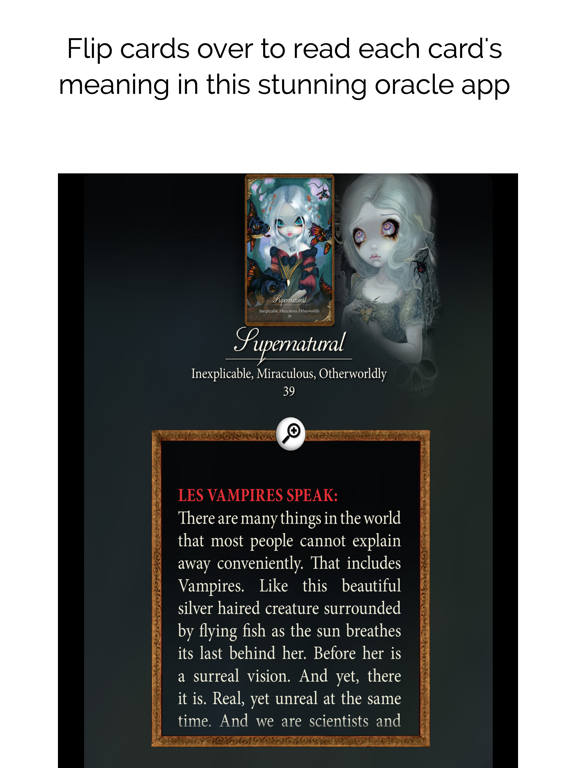Les Vampires Oracle iPad screenshot 6 - Lifestyle app
