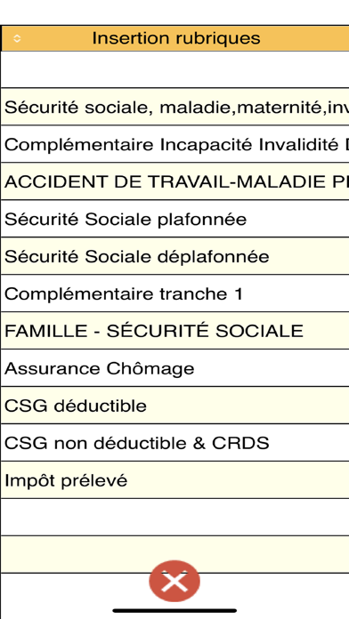 BULLETIN DE PAIE Screenshot