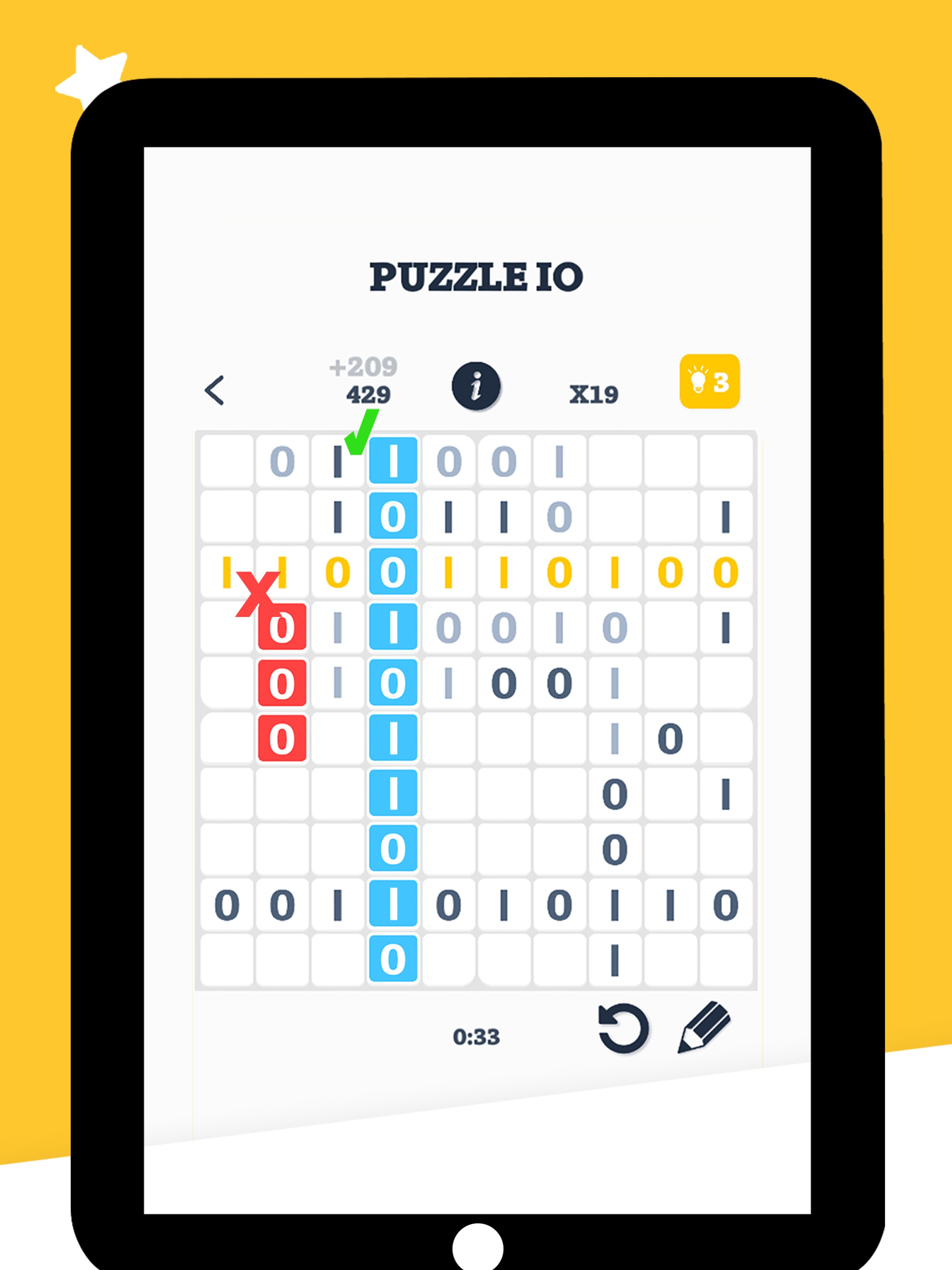 Puzzle IO - Binary Sudoku