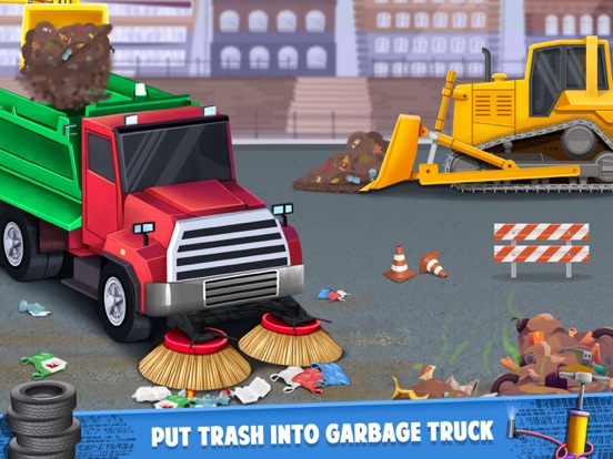 Afval Vrachtwagen Simulator iPad app afbeelding 1