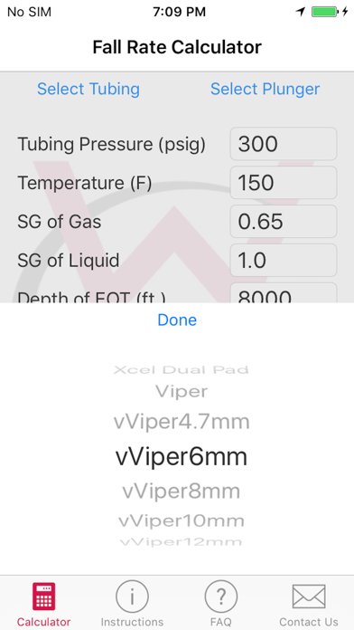 Screenshot #3 pour WMC Fall Rate Calculator