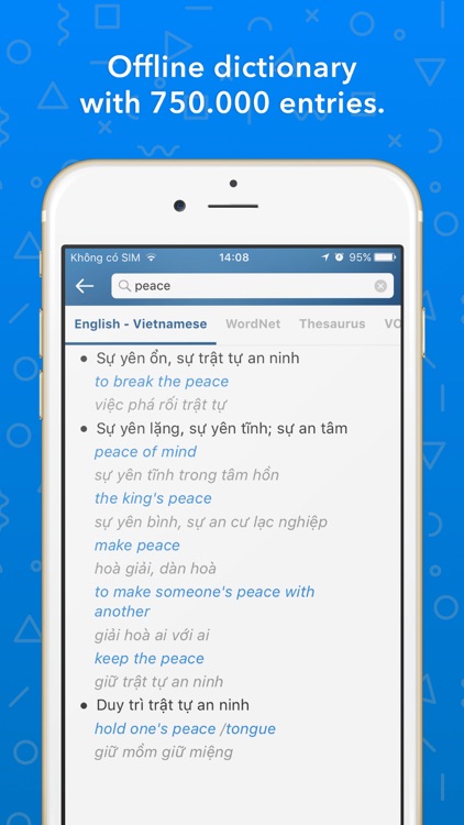Vietnamese Dictionary PEnglish screenshot-0