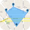 GPS Fields Area Measure On Map icon