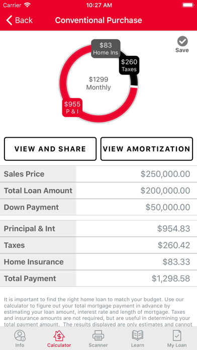 Town Square Mortgage Screenshot