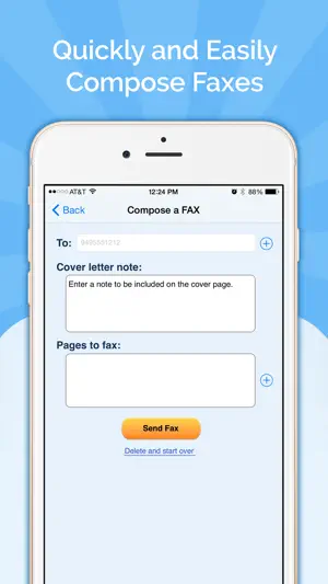Fax Burner: iPhone Fax App screenshot 3