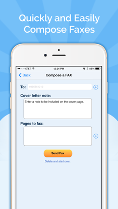 Fax Burner: iPhone Fax App screenshot 3