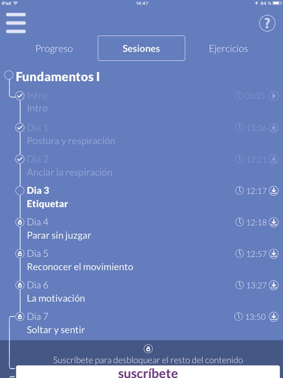 Screenshot #4 pour Siente - Mindfulness
