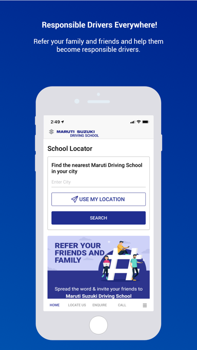 Maruti Suzuki Driving School Screenshot