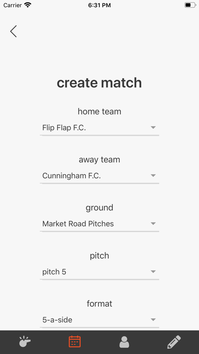 App screenshot