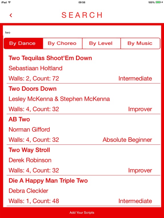 Linedancer iPad screenshot 4 - Sports app