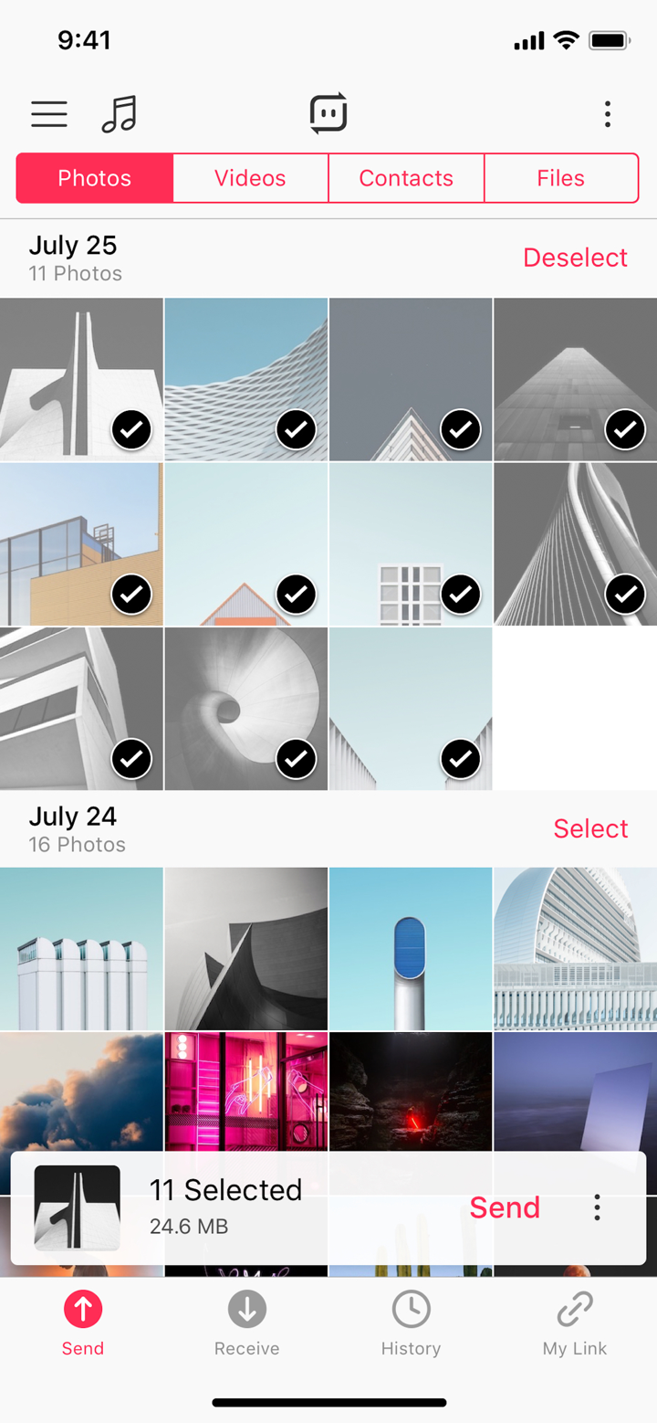 Send Anywhere - File Transfer screenshot 1