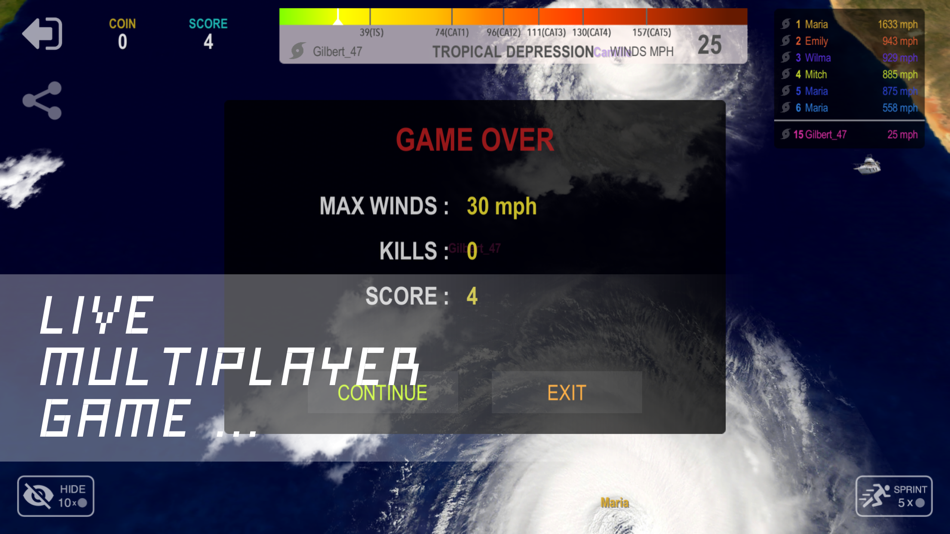 #8. Hurricane.io (iOS) โดย: Vidreya Gaming