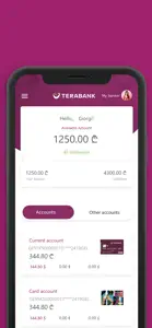 Terabank Mobile Banking screenshot #2 for iPhone