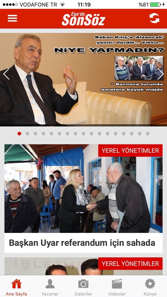#1. Ege'de Sonsöz (iOS) By: Maxiva Internet Hizmetleri