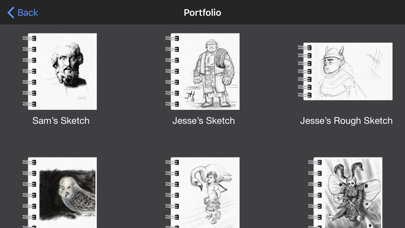 Interactive Sketchbook Screenshot
