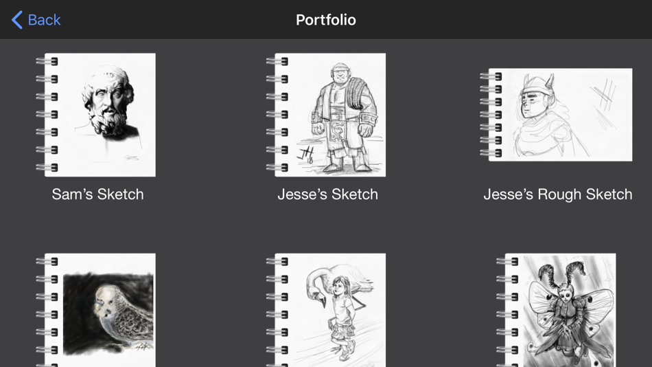 #10. Interactive Sketchbook (iOS) 由: Digital Wave Creative