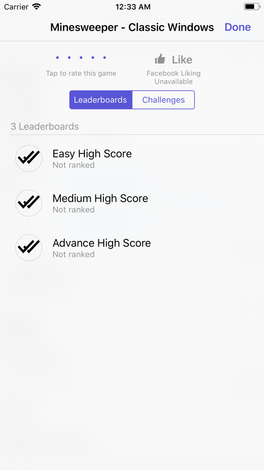 #5. Minesweeper - Classic Windows (iOS) By: SikYi Chan