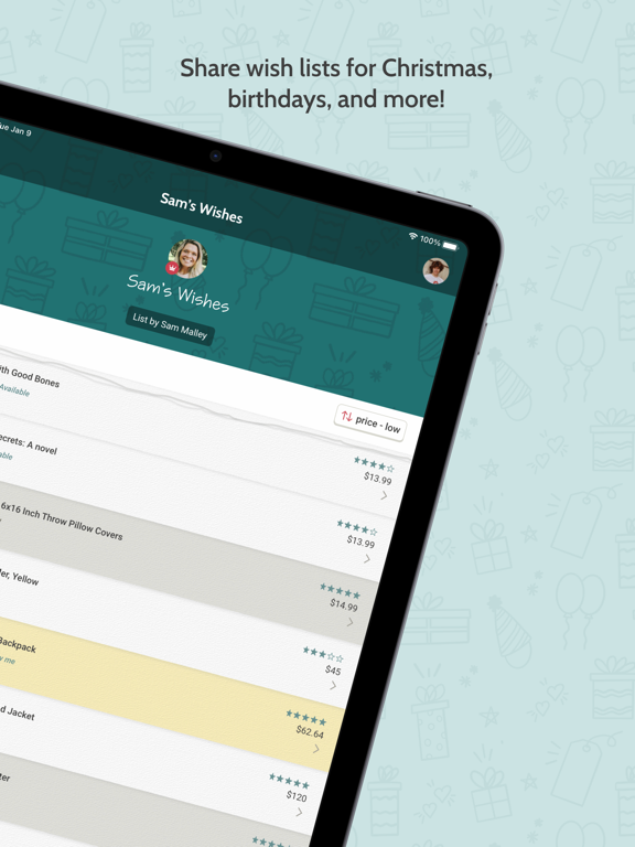 Screenshot #5 pour Giftster - Wish List Registry