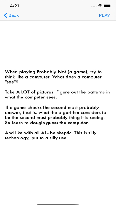 Screenshot #1 pour Probably Not