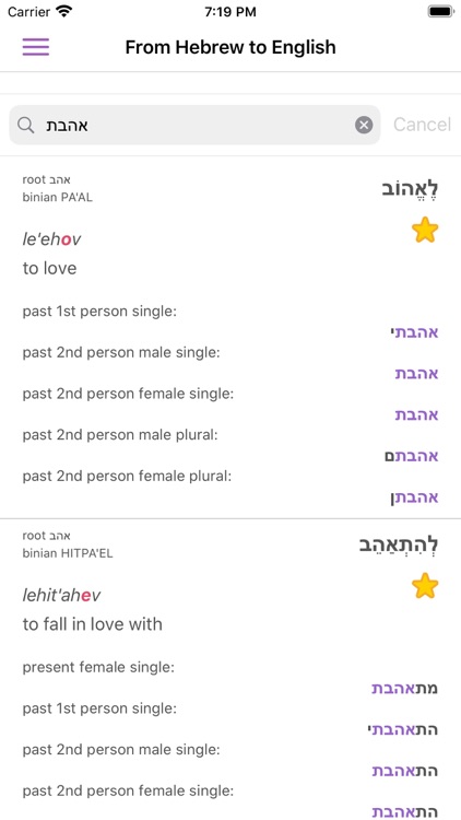 All Hebrew Verbs Guide screenshot-3