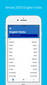 English Verb Conjugator Pro screenshot